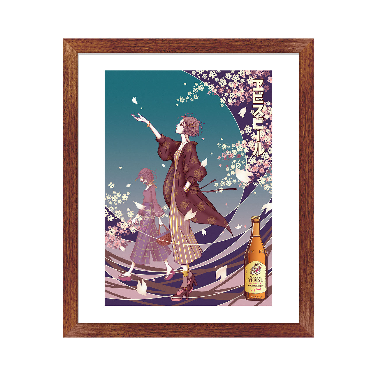 ジークレー版画 – ヱビスビール×矢沢あい